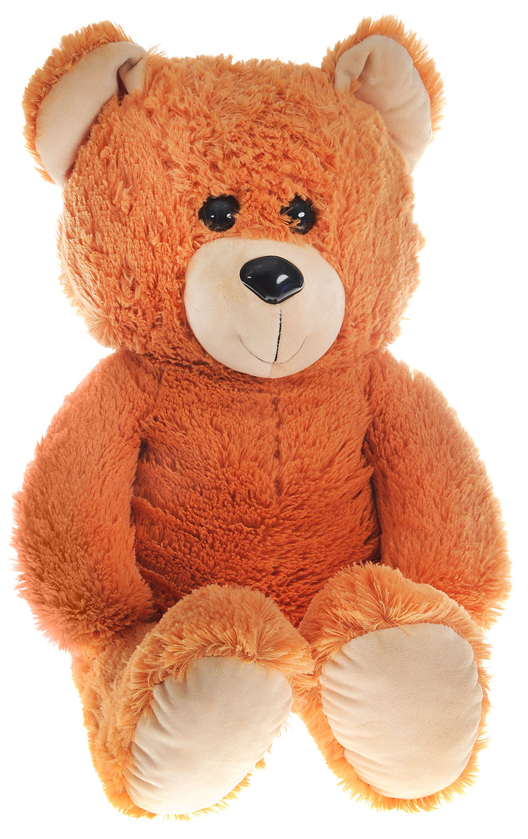 СмолТойс Мягкая игрушка Медведь 65 см цвет оранжевый