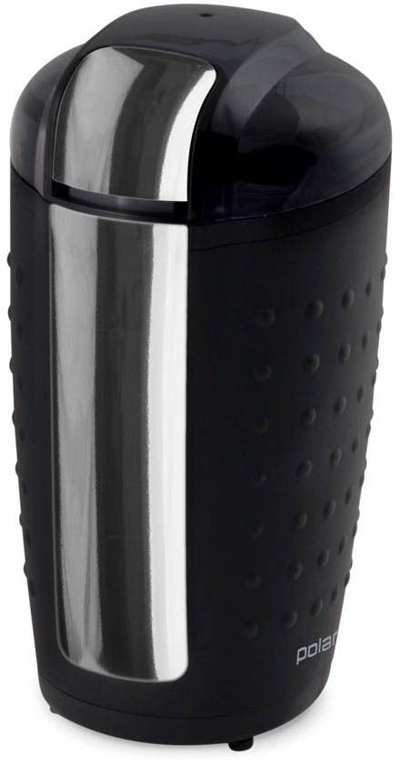 Polaris PCG 1420 кофемолка007940 Polaris PCG 1420 кофемолка007940Кофемолка Polaris PCG 1420 - компактная модель с рельефной поверхностью корпуса, помогающей надежно удерживать ее при интенсивной работе. Она очень надежна, поскольку снабжена мощным мотором, устойчивым к перегрузкам, и ножом из высокопрочной нержавеющей стали.Импульсный режим помогает ей справляться с обработкой наиболее твердых зерен и специй, а система блокировки не допускает включения двигателя при открытой крышке.