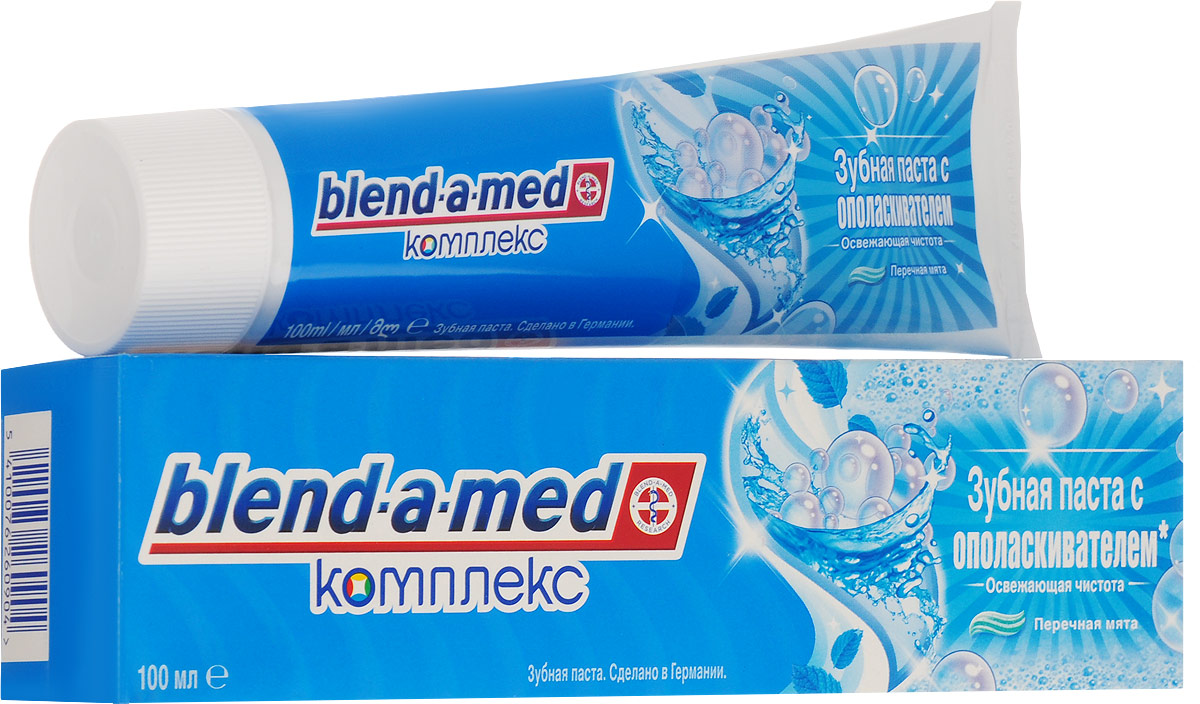 Blend-a-med Зубная паста Комплекс с ополаскивателем 