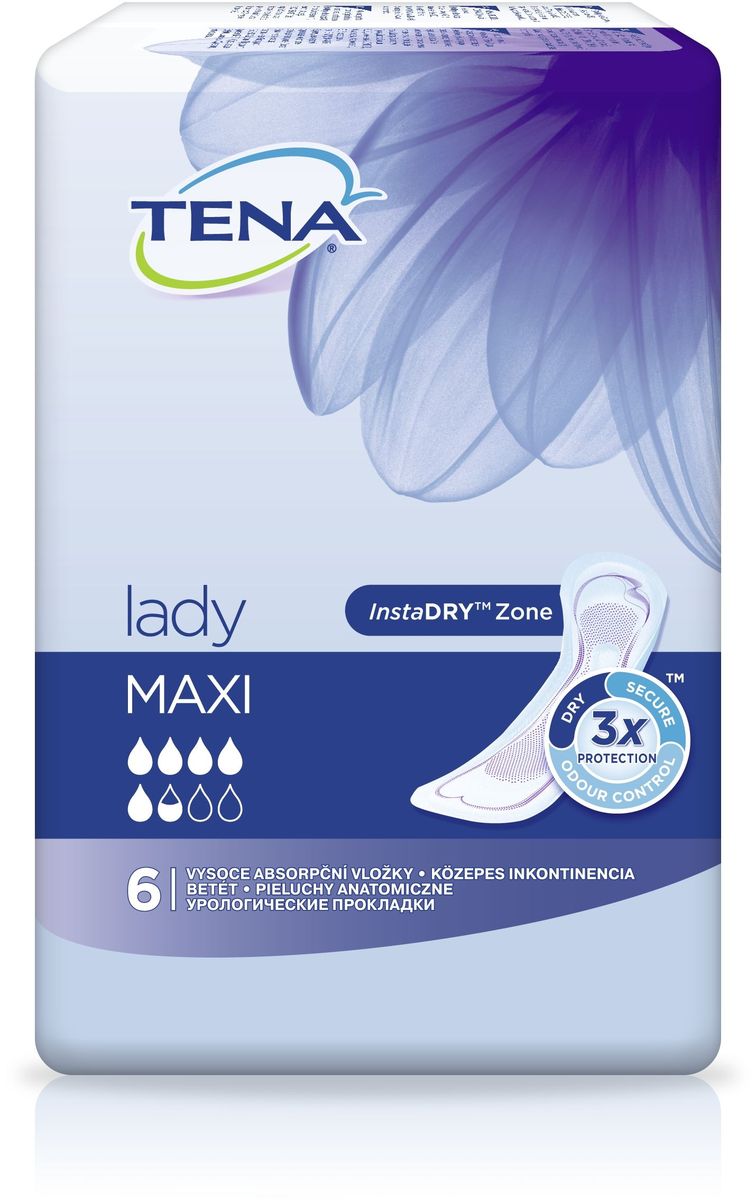 Tena Прокладки урологические Lady Maxi 6 шт