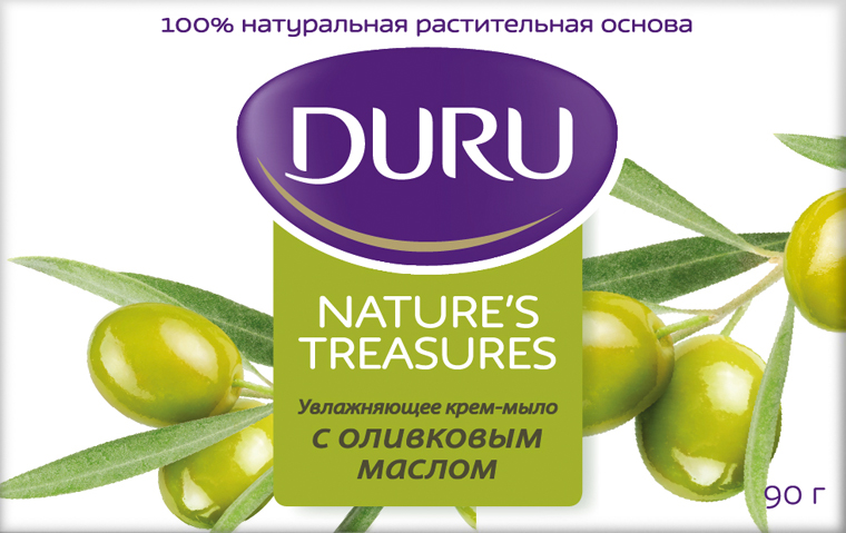 Duru Natures Treasures Мыло Оливковое масло 90г800295700 Duru Natures Treasures Мыло Оливковое масло 90г800295700Увлажняющее крем-мыло с экстрактами натуральных растений и увлажняющими компонентами для мягкого очищения и бережной заботы. Дарит ощущения увлажнения и смягчения Вашей кожи, делая её шелковистой. Обладает нежным приятным ароматом.