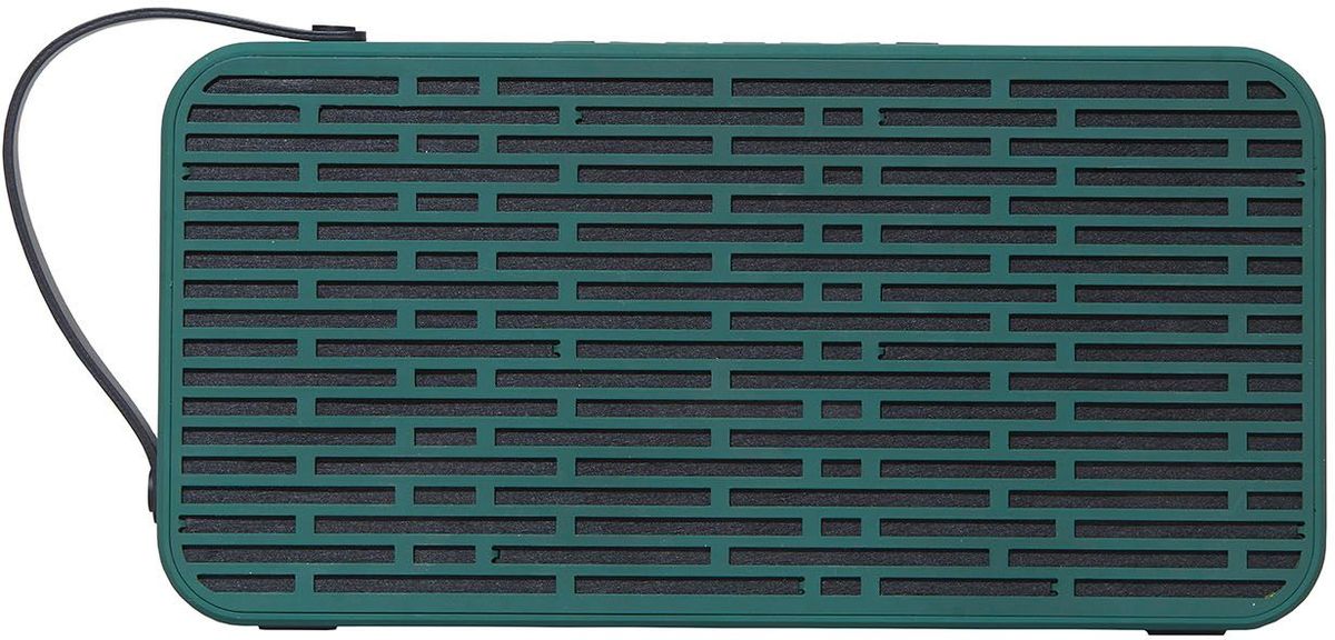 Kreafunk aSOUND, Army Green беспроводная портативная колонкаKfsc18 Kreafunk aSOUND, Army Green беспроводная портативная колонкаKfsc18aSOUND - беспроводная колонка в стильном дизайне, которая подарит вам насыщенный стереозвук. Продолжительность работы без подзарядки – до 10 часов (при 80% громкости). Помимо объемного и качественного воспроизведения звука, колонка отличается еще и своей мобильностью, ее удобно переносить с помощью специального ремешка. Можно наслаждаться любимой музыкой где угодно – на свежем воздухе или же на домашней вечеринке! Поставляется в красивой деревянной коробке. Технические характеристики:Аккумулятор 17600 мАчBluetooth 4.2 + CSR Standard stereo technology Напряжение при зарядке: DC-5.0В – USB-кабельЗарядный ток: 1A (Мах)Напряжение/ток при разрядке: 5 В/1A; DC 15 В, 2А – АС адаптерРабочее напряжение: 7.4-8.4 ВМощность: BASS 15Вт * 2 + TREBLE 3Вт * 2Сопротивление колонок: 4 Ом (?)В комплекте USB + AUX-кабельСетевой адаптер EU/UK/US