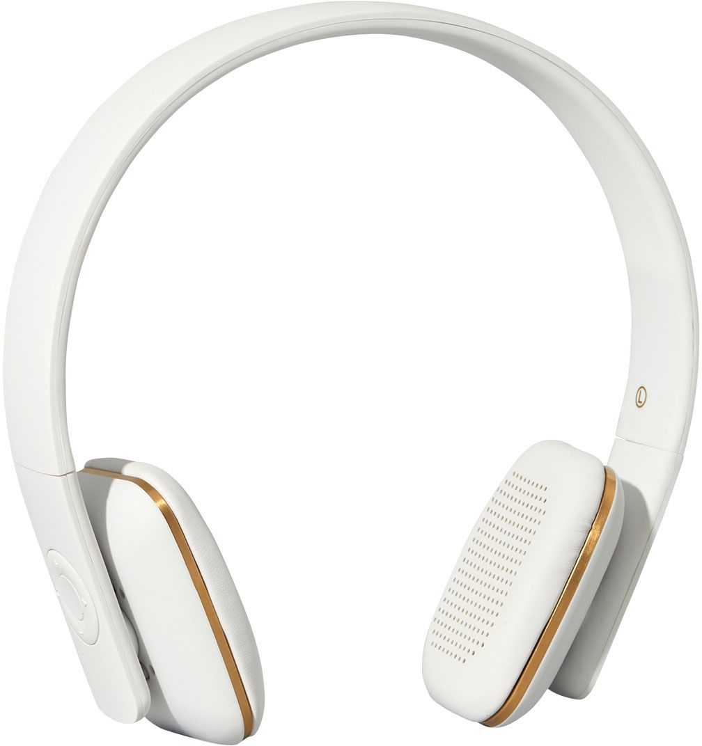 Kreafunk aHEAD, White наушникиKfss01 Kreafunk aHEAD, White наушникиKfss01Kreafunk aHEAD - беспроводные наушники, созданные для настоящих меломанов и модников. Это не только полезный гаджет, но и стильный аксессуар, который дополнит имидж и подчеркнет индивидуальность. Наушники оснащены Bluetooth-гарнитурой и совместимы с любым смартфоном. Панель управления находится на одном из наушников, что позволяет легко регулировать музыку, уровень громкости или даже принимать телефонные звонки. Подушки наушников выполнены из мягкой эко-кожи, а настраиваемый ободок имеет приятное покрытие soft touch. Великолепное качество звука, простота эксплуатации и лаконичный дизайн - этим гаджетом захочется пользоваться изо дня в день. В комплекте фирменный мешочек из PU кожи. Поставляются в стильной деревянной упаковке, поэтому могут стать отличным подарком меломанам и всем поклонникам скандинавского дизайна. Также коробку украшают слова Фридриха Ницше: Без музыки жизнь была бы ошибкой.