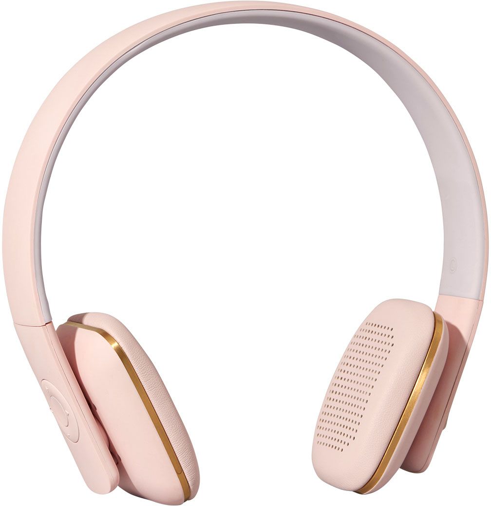 Kreafunk aHEAD, Light Pink наушникиKfss06 Kreafunk aHEAD, Light Pink наушникиKfss06Kreafunk aHEAD - беспроводные наушники, созданные для настоящих меломанов и модников. Это не только полезный гаджет, но и стильный аксессуар, который дополнит имидж и подчеркнет индивидуальность. Наушники оснащены Bluetooth-гарнитурой и совместимы с любым смартфоном. Панель управления находится на одном из наушников, что позволяет легко регулировать музыку, уровень громкости или даже принимать телефонные звонки. Подушки наушников выполнены из мягкой эко-кожи, а настраиваемый ободок имеет приятное покрытие soft touch. Великолепное качество звука, простота эксплуатации и лаконичный дизайн - этим гаджетом захочется пользоваться изо дня в день. В комплекте фирменный мешочек из PU кожи. Поставляются в стильной деревянной упаковке, поэтому могут стать отличным подарком меломанам и всем поклонникам скандинавского дизайна. Также коробку украшают слова Фридриха Ницше: Без музыки жизнь была бы ошибкой.