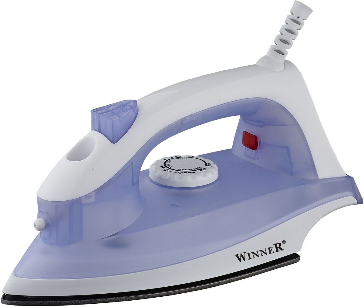 Winner Electronics WR-473 утюгWR-473 Winner Electronics WR-473 утюгWR-473Утюг Winner Electronics WR-473 облегчает уход за одеждой и приятно удивит вас своими возможностями. Подошва утюга с керамическим покрытием обеспечивает идеальное скольжение и избавит ваши вещи даже от самых сложных складок.Прибор имеет все необходимые функции, включая классический режим сухого глажения, функцию отпаривания и разбрызгивания воды. Резервуар для воды вмещает до 110 мл жидкости. Световой индикатор напомнит вам, что прибор включен.Сетевой шнур крепится при помощи шарового механизма, что не позволяет ему запутаться во время эксплуатации.