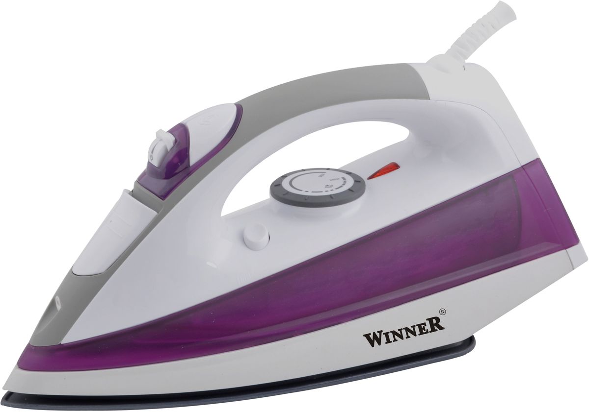 Winner Electronics WR-478 утюгWR-478 Winner Electronics WR-478 утюгWR-478Уникальная керамическая подошва обладает высокой износоустойчивостью.Утюг Winner Electronics WR-478 мощностью 2200 Вт оснащен световым индикатором нагрева и терморегулятором.Паровой удар идеально подходит для работы с грубыми пересушенными тканями. Резервуар для воды прозрачный.Утюг оснащен функциями: распыление, отпаривание, паровой удар, сухое глажение, самоочистка.Размеры подошвы 12,5 х 24,5 см.