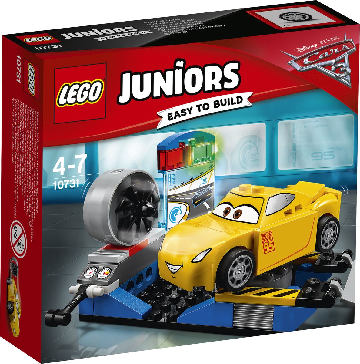 LEGO Juniors Конструктор Гоночный тренажер Крус Рамирес 10731