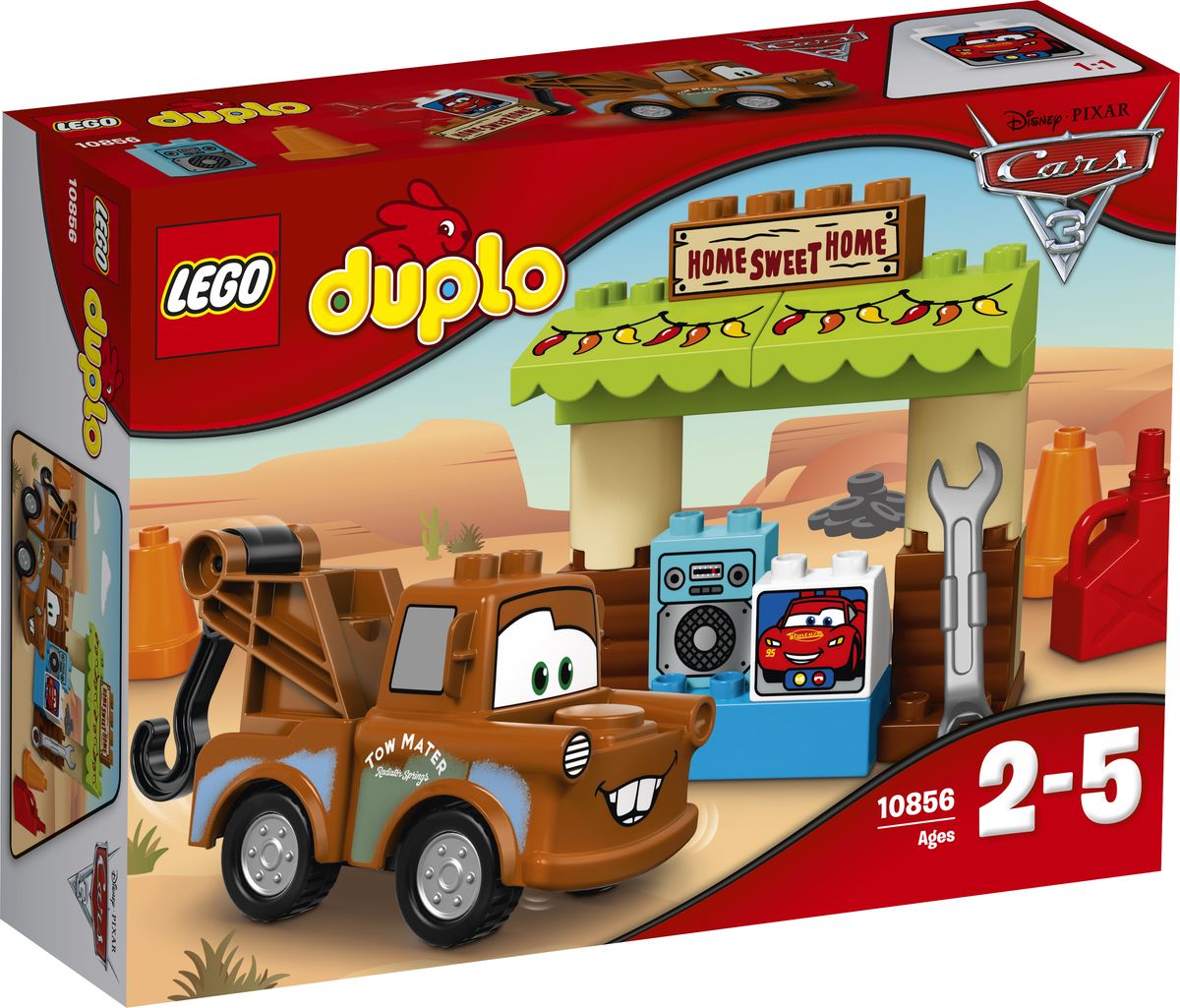 LEGO DUPLO Cars Конструктор Гараж Мэтра 10856