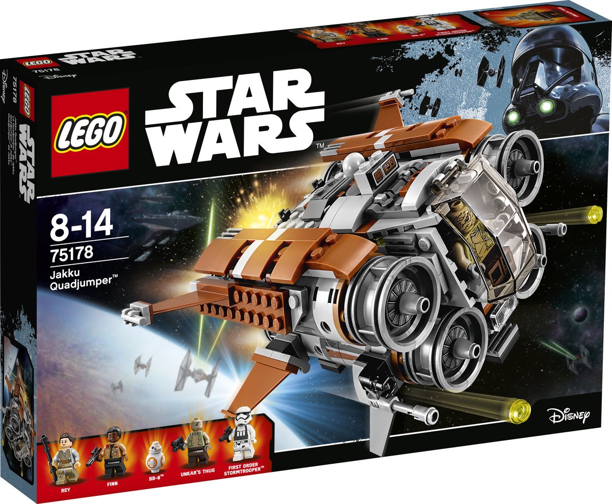 LEGO Star Wars Конструктор Квадджампер Джакку 75178