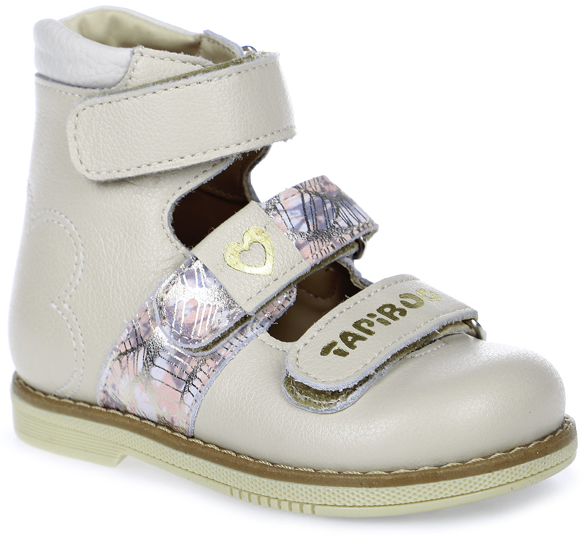 Туфли для девочки TapiBoo, цвет: молочный. FT-25007.17-OL42O.01. Размер 25