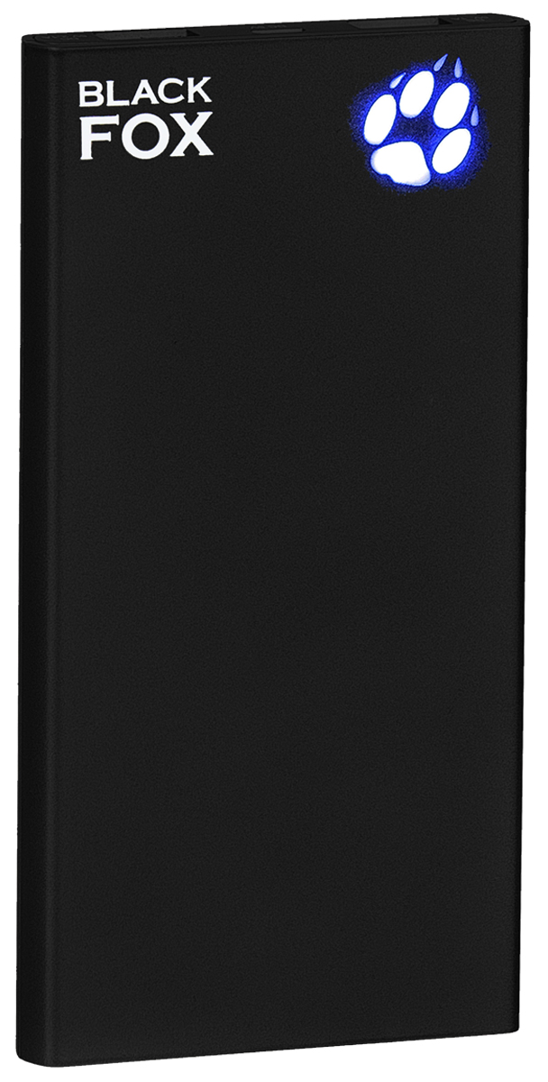 Black Fox BMP100D внешний аккумулятор (10 000 мАч)4627102591029 Black Fox BMP100D внешний аккумулятор (10 000 мАч)4627102591029Black Fox BMP100D - внешний аккумулятор ёмкостью 10000 мАч с возможностью зарядки одного устройства.Корпус высокого качества, изготовлен из металла с использованием пластмассовой вставки. Black Fox BMP100D очень приятный на ощупь, окрашенная поверхность имеет матовую структуру и не скользит в руках.Применимо для устройств: мобильный телефон, смартфон, игровые консоли, цифровые камеры, МРЗ плееры, КПК, PSP и другие USB устройства.Функции: индикатор уровня заряда в форме лапы, автоматическое определение напряжения, автоматическое выключениеЖизненный цикл: (количество перезарядок устройства) > 500 раз Время полной зарядки: 5-10 часов