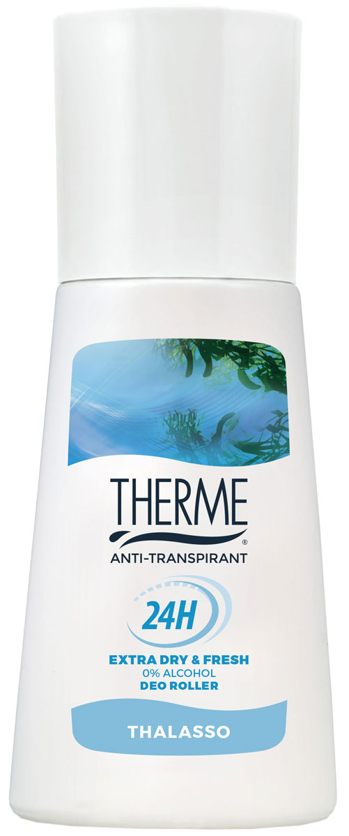 Therme Роликовый антиперспирант Талассо, 60 мл61616 Therme Роликовый антиперспирант Талассо, 60 мл61616Устраняет бактерии, поддерживает натуральный PH баланс. Содержит морские минералы и соли. Подходит для чувствительной кожи. Не содержит спирта, красителей, консервантов, фталатов.