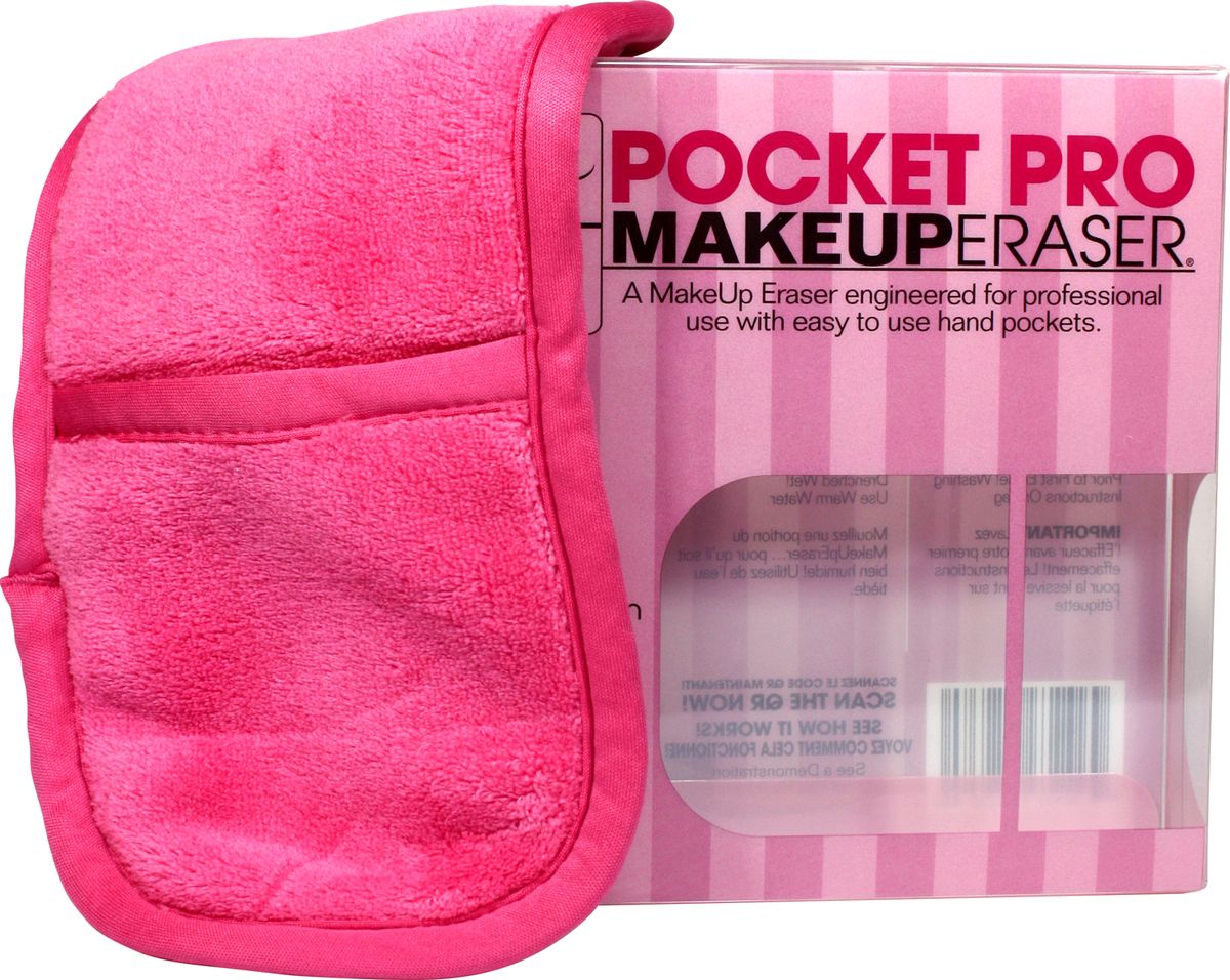 MakeUp Eraser салфетка для снятия макияжа с карманами для рук