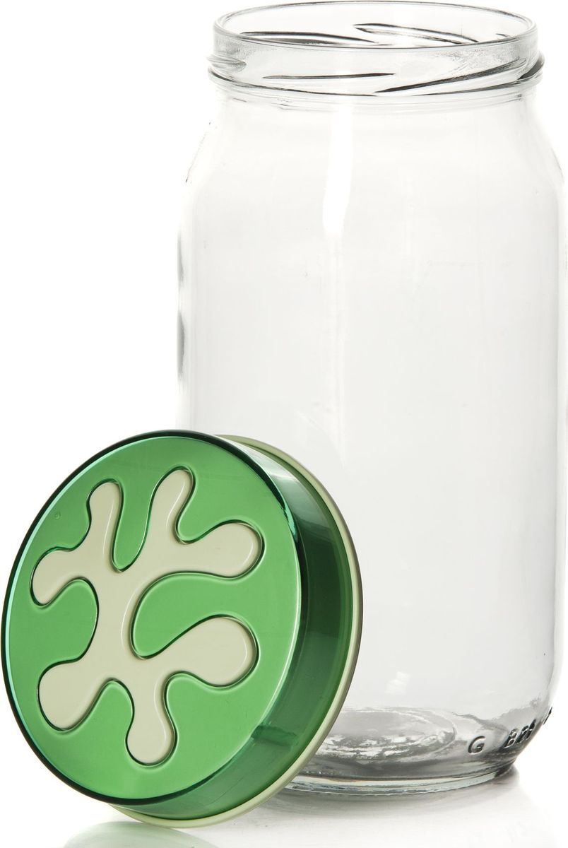 Банка для сыпучих продуктов Herevin, 1 л. 135377-500135377-500 Банка для сыпучих продуктов Herevin, 1 л. 135377-500135377-500Банка для сыпучих продуктов Herevin выполнена из высококачественного прочного стекла. Изделие снабжено плотно закручивающейся пластиковой крышкой с рельефным узором. Прозрачные стенки позволяют видеть содержимое. Такая банка отлично подойдет для хранения различных сыпучих продуктов: орехов, сухофруктов, чая, кофе, специй. Диаметр банки: 9 см. Высота банки: 18 см.