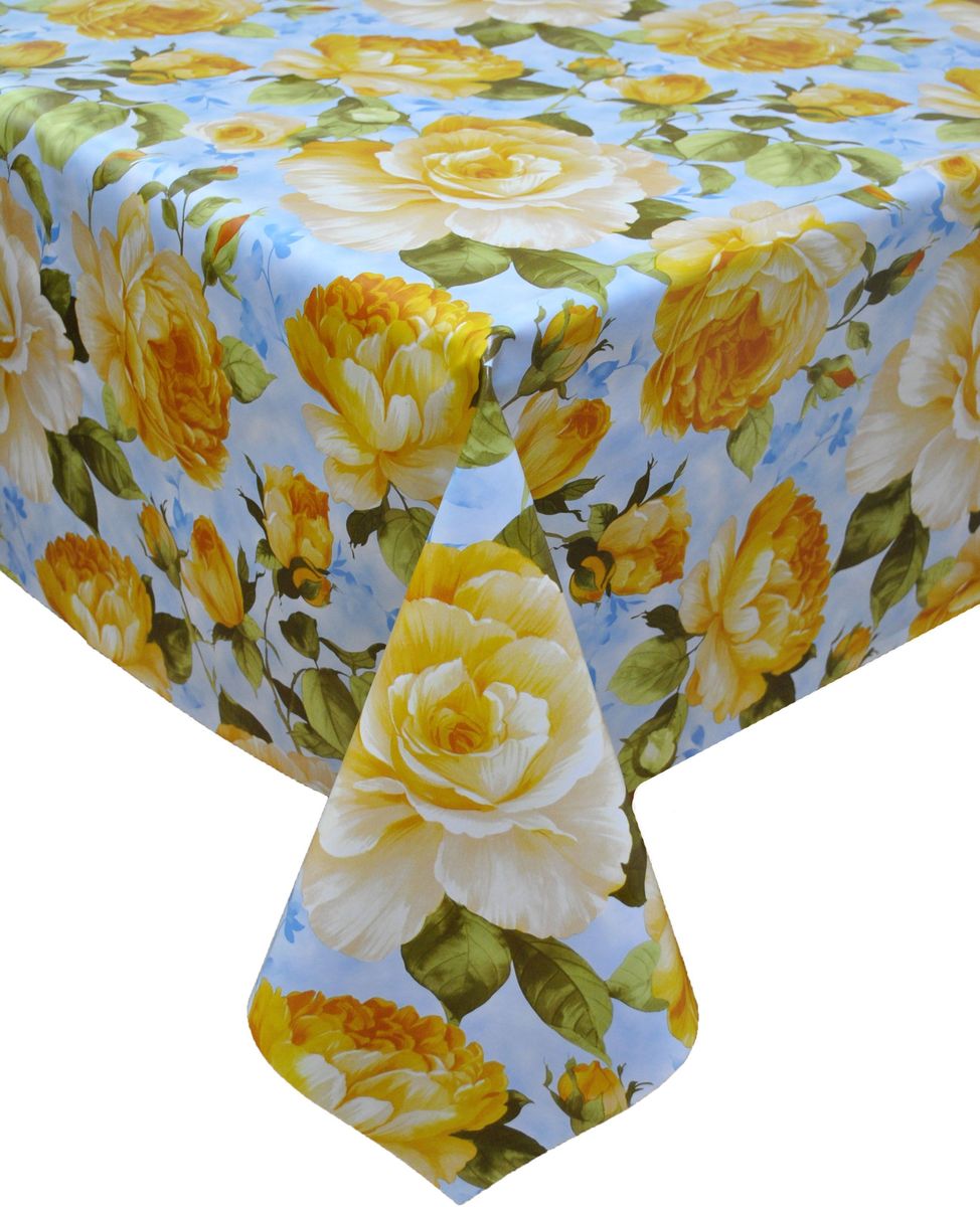 Клеенка столовая LCadesi Florista, прямоугольная, цвет: голубой, 100 х 140 см. FL100140-223-01FL100140-223-01 Клеенка столовая LCadesi Florista, прямоугольная, цвет: голубой, 100 х 140 см. FL100140-223-01FL100140-223-01Столовая клеенка LCadesi Florista с классическим дизайном украсит ваш стол и защитит его от царапин и пятен. Благодаря основе из нетканого материала не скользит по столу. Клеенка не имеет запаха и совершенно безопасна для человека.