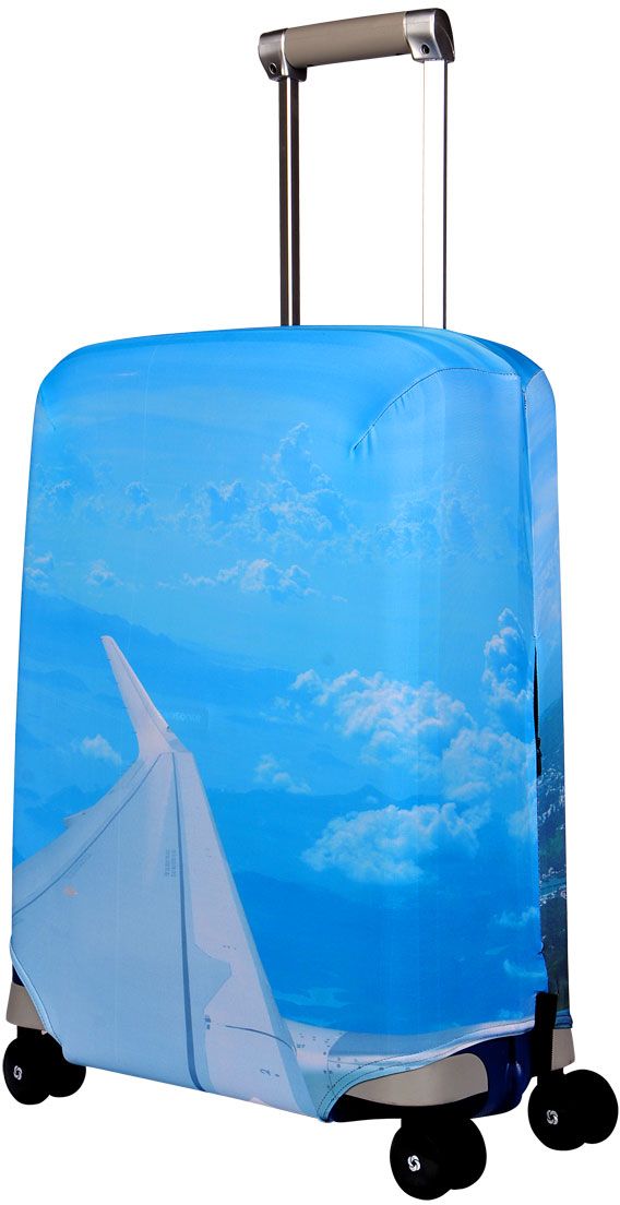 Чехол для чемодана Routemark SkyZone, размер S (50-55 см)Sk-II-S Чехол для чемодана Routemark SkyZone, размер S (50-55 см)Sk-II-SЧехол Routemark подходит для чемоданов маленьких размеров высотой от 50 до 55 см (19-21 дюйма) (мерить от пола). Изготовлен из спандекса (240 г/2м) и имеет упрочнённые швы.Чехлы Routemark отличаются плотным материалом и наличием 2 специальных потайных молний для боковых ручек с двух сторон. Внизу чехла - молния трактор, дополнительная резинка с фастексом для лучшей усадки. У чехла есть красивая подарочная упаковка, которую приятно держать в руках, и отдельный аксессуар - мешочек, который можно использовать для разных других полезных мелочей (например, для хранения салфеток, денег, солнцезащитных очков, телефона, карты от номера и т.д.). У чехла стойкая сублимационная печать.Чехол можно стирать в стиральной машине.