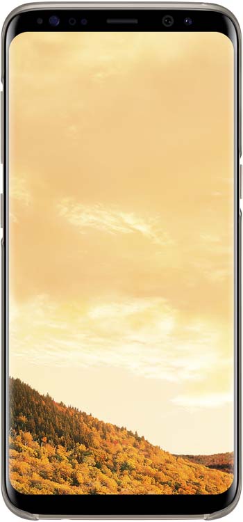 Samsung EF-QG950C Clear Cover чехол для Galaxy S8, GoldEF-QG950CFEGRU Samsung EF-QG950C Clear Cover чехол для Galaxy S8, GoldEF-QG950CFEGRUSamsung EF-QG950C Clear Cover - прозрачная накладка на заднюю крышку смартфона Samsung Galaxy S8. Тонкий чехол практически не увеличивает размеров смартфона, сохраняя его оригинальный внешний вид и защищая от пыли, грязи и повреждений. Оснащен необходимыми отверстиями под порты и камеру.