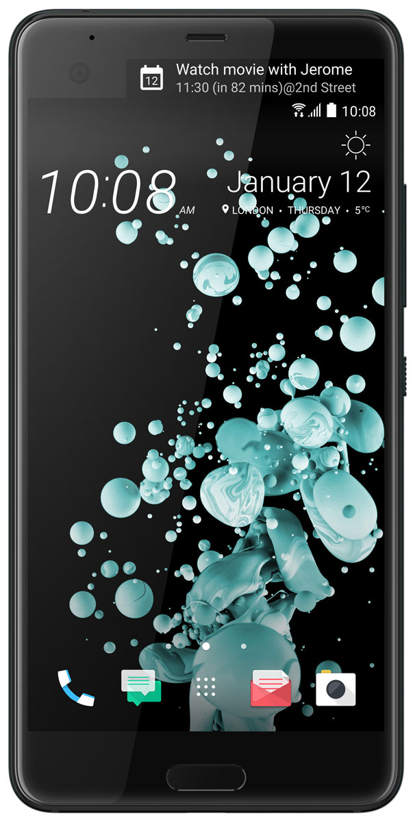 HTC U Ultra 128GB, Brilliant Black