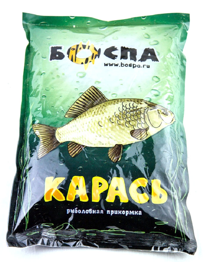 Прикормка Боспа Стандарт. Карась, 800 гСтанд/Пак/800/КРС Прикормка Боспа Стандарт. Карась, 800 гСтанд/Пак/800/КРССостав прикормки Боспа окрашен в зеленый цвет, включает особые ингредиенты, привлекательные для карася. Для лучшего действия и эффективности в составе присутствуют пряности, благодаря которым достигается продолжительный клев карася. Дополнительным ароматизатором выступает ваниль, аромат которой распространяется на дальние расстояния и быстро притягивает рыбу к месту прикорма. Прикормка эффективна в различных водоемах, равномерно растворяется и формирует большую по площади зону кормления.Вес пакета: 800 г.