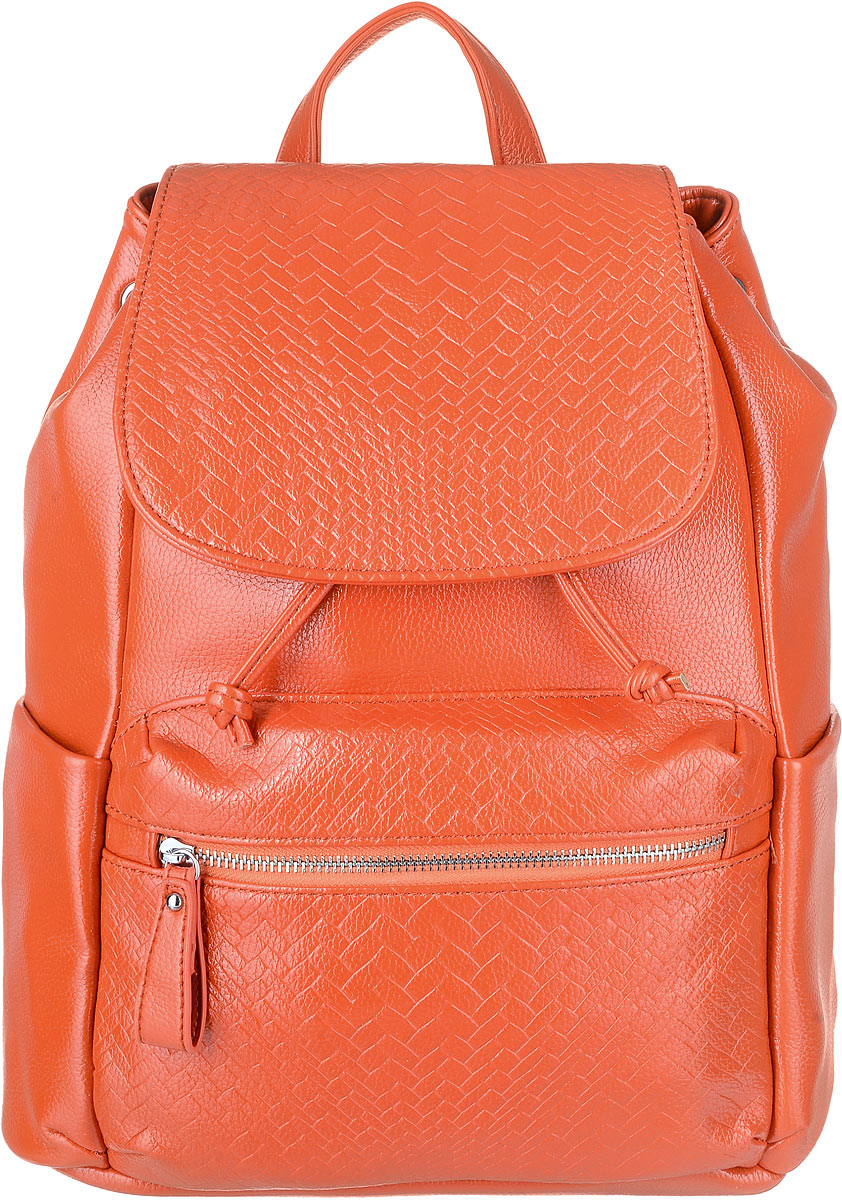 Рюкзак женский OrsOro, цвет: оранжевый. D-264/2