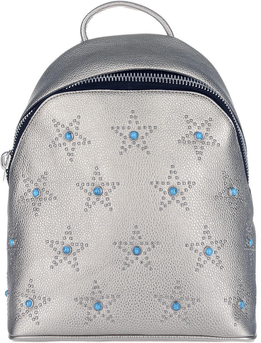 Рюкзак женская OrsOro, цвет: серебристый. D-259/2