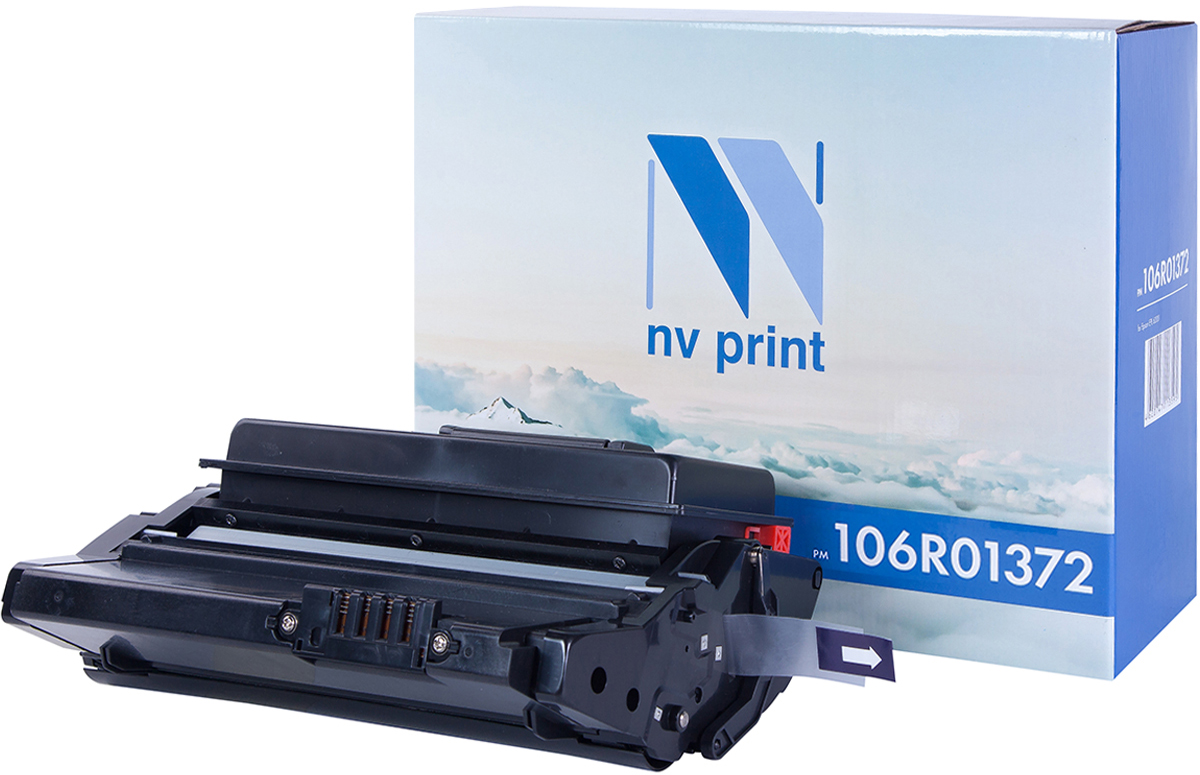 NV Print 106R01372, Black тонер-картридж для Xerox Phaser 3600NV-106R01372 NV Print 106R01372, Black тонер-картридж для Xerox Phaser 3600NV-106R01372Совместимый лазерный картридж NV Print 106R01372 для печатающих устройств Xerox Phaser - это альтернатива приобретению оригинальных расходных материалов. При этом качество печати остается высоким. Картридж обеспечивает повышенную чёткость чёрного текста и плавность переходов оттенков серого цвета и полутонов, позволяет отображать мельчайшие детали изображения.Лазерные принтеры, копировальные аппараты и МФУ являются более выгодными в печати, чем струйные устройства, так как лазерных картриджей хватает на значительно большее количество отпечатков, чем обычных. Для печати в данном случае используются не чернила, а тонер.