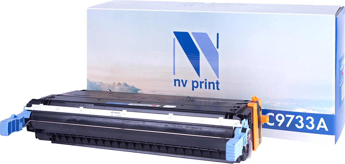 NV Print C9733AM, Magenta тонер-картридж для HP Color LaserJet 5500/5550NV-C9733AM NV Print C9733AM, Magenta тонер-картридж для HP Color LaserJet 5500/5550NV-C9733AMСовместимый лазерный картридж NV Print NV-C9733AM для печатающих устройств HP - это альтернатива приобретению оригинальных расходных материалов. При этом качество печати остается высоким. Картридж обеспечивает повышенную четкость изображения и плавность переходов оттенков и полутонов, позволяют отображать мельчайшие детали изображения.Лазерные принтеры, копировальные аппараты и МФУ являются более выгодными в печати, чем струйные устройства, так как лазерных картриджей хватает на значительно большее количество отпечатков, чем обычных. Для печати в данном случае используются не чернила, а тонер.