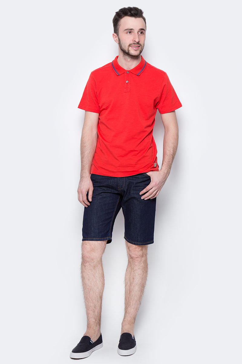 Шорты мужские Tom Tailor Denim, цвет: темно-синий. 6205924.00.12_1202. Размер M (48)6205924.00.12_1202 Шорты мужские Tom Tailor Denim, цвет: темно-синий. 6205924.00.12_1202. Размер M (48)6205924.00.12_1202Джинсовые шорты Tom Tailor Denim выполнены из 100% хлопка. Модель прямого кроя застегивается на молнию и пуговицу, имеет шлевки для ремня. Спереди предусмотрены два втачных кармана, а сзади - два накладных. Оформлено изделие контрастной прострочкой.