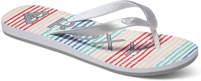 Сланцы женские Roxy Tahiti V, цвет: мультиколор. ARJL100132-MUL. Размер 7 (36)ARJL100132-MUL Сланцы женские Roxy Tahiti V, цвет: мультиколор. ARJL100132-MUL. Размер 7 (36)ARJL100132-MULЖенские сланцы от Roxy не оставят вас равнодушной! Верх модели выполнен из резины. Эргономичная перемычка между пальцами отвечает за прочную фиксацию модели на стопе. Подошва дополнена принтоми логотипом бренда.