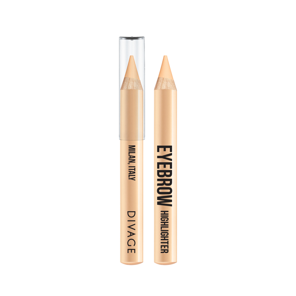 Divage Карандаш - Хайлайтер Для Бровей Eyebrow Hightlighter .013148 Divage Карандаш - Хайлайтер Для Бровей Eyebrow Hightlighter .013148Коллекция средств для бровей от DIVAGE пополнилась потрясающим хайлайтером для бровей EYEBROW HIGHLIGHTER. С помощью хайлайтера ты можешь выгодно подчеркнуть линию бровей, визуально их приподнять, за счет чего твой взгляд станет более выразительным, глубоким и открытым. Хайлайтер имеет кремовую текстуру, легко растушевывается, а также подходит для любого оттенка кожи и цвета бровей. Хайлайтер может быть использован для расстановки акцентов в макияже, например, для придания чувственности губам.