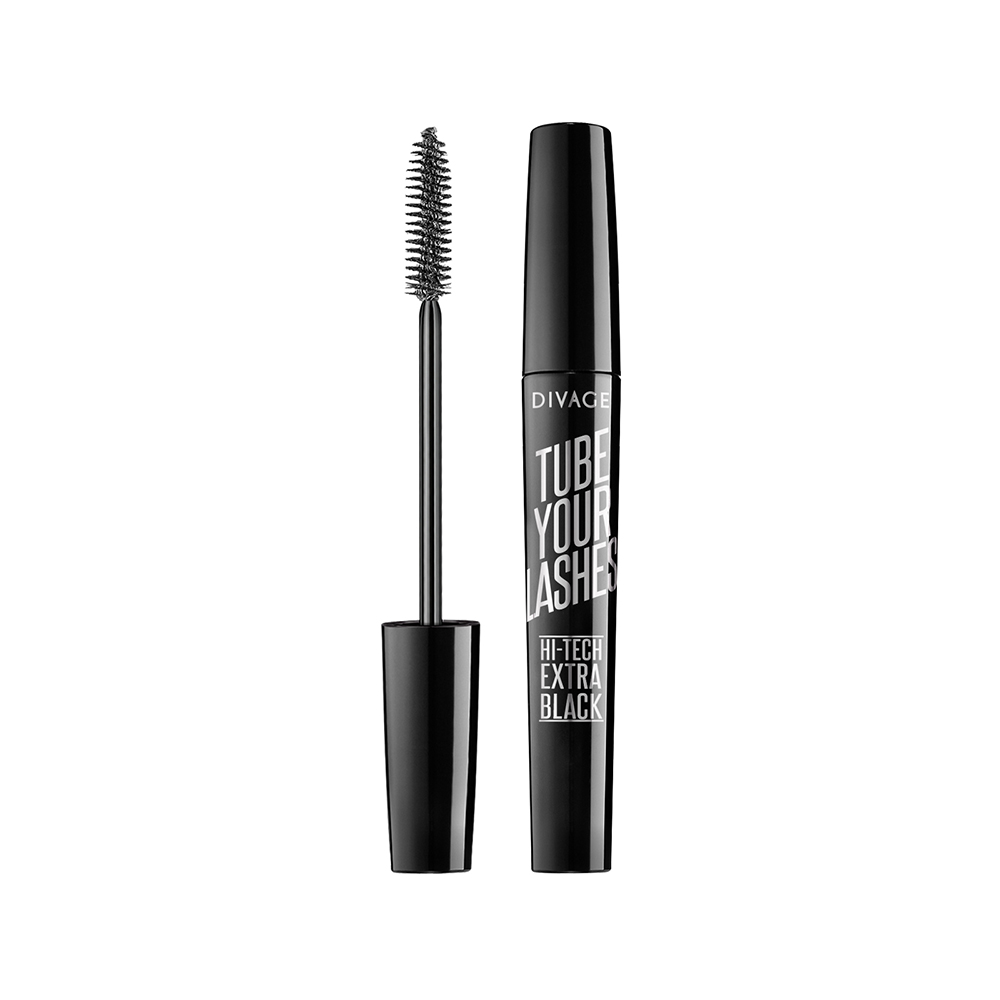 Divage Тушь Для Ресниц Tube Your Lashes - Тон Extra black № 01014473 Divage Тушь Для Ресниц Tube Your Lashes - Тон Extra black № 01014473Термотушь TUBE YOUR LASHES EXTRA BLACK в экстра-черном цвете - новое воплощение культовой туши TUBE YOUR LASHES для твоего самого выразительного взгляда! Тушь подарит твоим ресницам угольно-черный цвет, удобная щеточка захватывает и прокрашивает каждую ресничку, что позволяет сделать взгляд невероятно открытым и глубоким. Особая формула термо-туши обволакивает каждую ресницу микрокапсулой, удлиняя и вытягивая ее. Кроме того, она не растекается, не осыпается и не отпечатывается на веках, и смывается теплой водой. Подари своим ресницам непревзойденное удлинение до 80% и роскошный объем с новой ультра-черной термотушью TUBE YOUR LASHES EXTRA BLACK от DIVAGE!