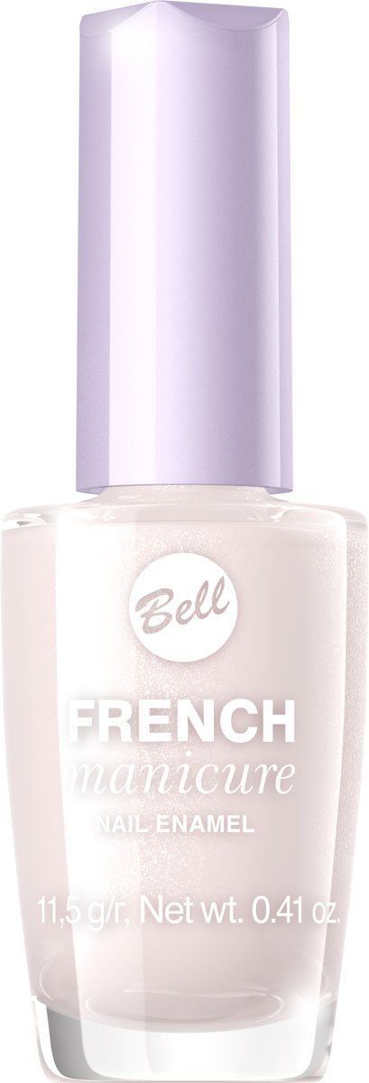 Bell Лак Для Ногтей Устойчивый Гипоаллергенный French Manicure Nail Тон 5BlfrFR005 Bell Лак Для Ногтей Устойчивый Гипоаллергенный French Manicure Nail Тон 5BlfrFR005Натуральный элегантный маникюр! French manicure от Bell - это наиболее простой и эффективный способ создания настоящего французского маникюра. Новейшая коллекция включает 12 деликатных оттенков: 6 из них обогащены серебристыми искорками, другие 5 придают ногтям матовый блеск.
