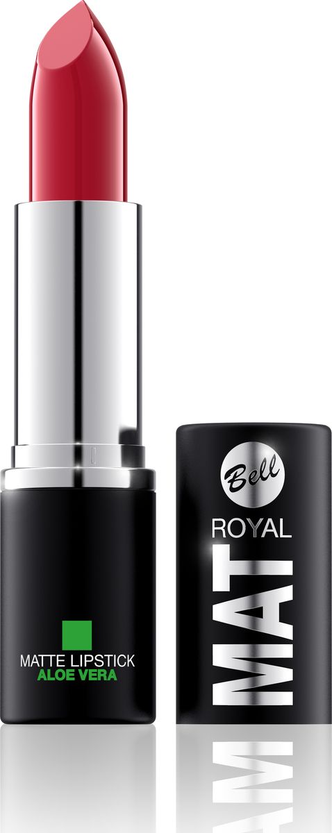 Bell Помада Губная Матовая С Алоэ Вера Royal Mat Lipstick Тон 12BpomRM012 Bell Помада Губная Матовая С Алоэ Вера Royal Mat Lipstick Тон 12BpomRM012Помада создает матовую поверхность и максимальную насыщенность цвета. Аппликация помады является исключительно нежной и легкой, создавая при этом матовый эффект. Формула, содержащая регенерирующие компоненты алоэ дополнительно питает и ухаживает за губами. Благодаря высокому содержанию пигментов и стойкой формуле помада держится на губах долгое время.