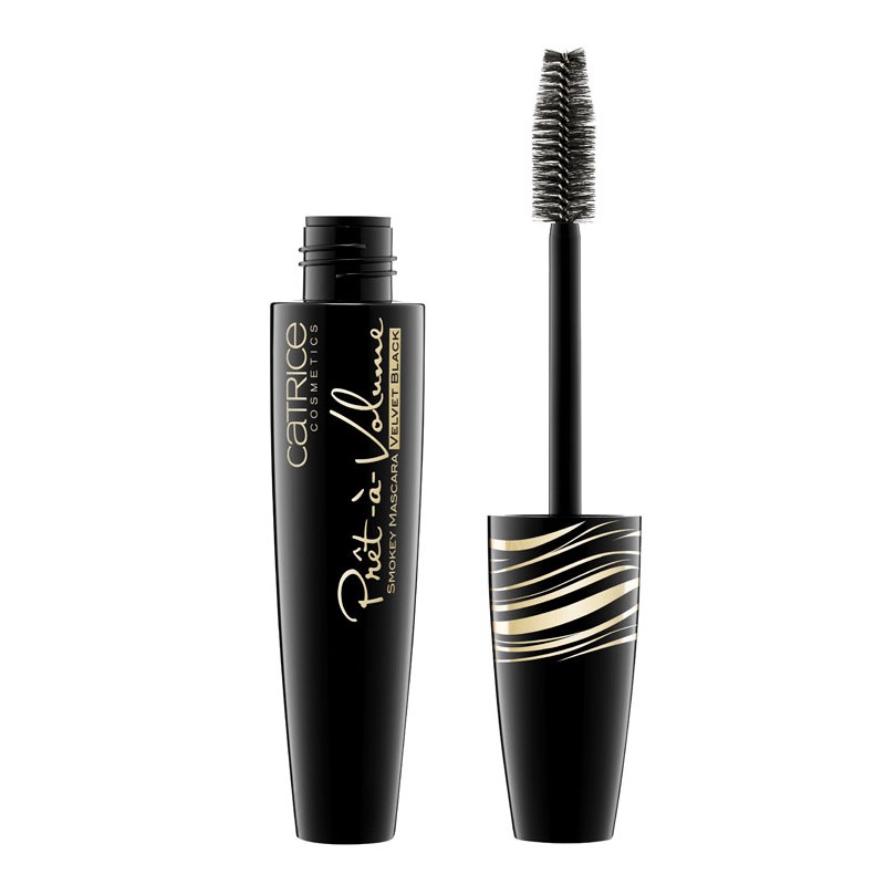 Catrice Тушь для ресниц Pret-a-Volume Smokey Mascara 010 Velvet Black 11 гр20045 Catrice Тушь для ресниц Pret-a-Volume Smokey Mascara 010 Velvet Black 11 гр20045Объемные и четко разделенные ресницы глубокого черного цвета – идеальное дополнение к макияжу smokey eyes. Именно для такого результата создана новая тушь CATRICE Pret-a-Volume Smokey Mascara. Ее отличительная особенность – удобная щеточка с мягкими ворсинками и суперстойкая формула, благодаря которой макияж продержится до 18 часов (подтверждено результатами независимого исследования). Помимо классической туши оттенка «бархатный черный», в коллекцию вошла ее водостойкая версия.