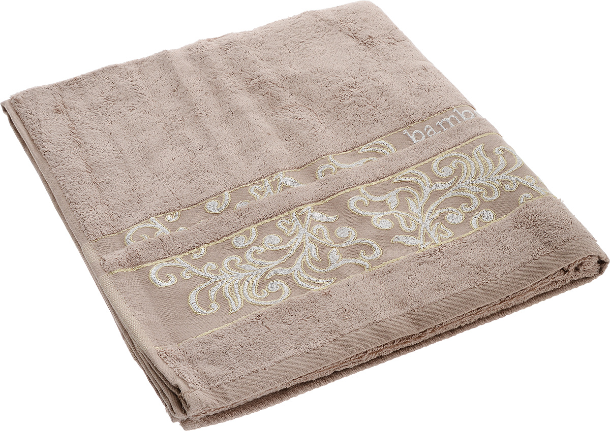 Полотенце Brielle Bamboo. Jacquard, цвет: мокко, 70 х 140 см1213 Полотенце Brielle Bamboo. Jacquard, цвет: мокко, 70 х 140 см1213Полотенце Brielle Bamboo. Jacquard выполнено из бамбукового волокна и хлопка.Изделие очень мягкое, оно отлично впитывает влагу, быстро сохнет, сохраняет яркость цвета и не теряет формы даже после многократных стирок. Модель оформлена вышитым узором. Полотенце Brielle Bamboo. Jacquard очень практично и неприхотливо в уходе. Такое полотенце послужит приятным подарком.