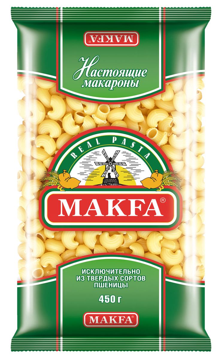 Makfa улитки, 450 г243-4 Makfa улитки, 450 г243-4Натуральный продукт, приготовленный по классической рецептуре макаронного теста: пшеничная мука высокого качества и чистейшая вода. Благодаря пшенице твердых сортов макароны Makfa прекрасно сохраняют форму и вкусовые свойства при варке. Разнообразие размеров, форм и форматов – это кулинарный простор для искушенных гурманов и затейливых хозяек.