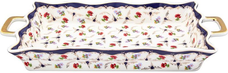 Хлебница Elan Gallery Цветочек, 30 х 14,5 х 4 см504082 Хлебница Elan Gallery Цветочек, 30 х 14,5 х 4 см504082Удобная красивая хлебница с высокими бортами и двумя ручками из коллекции Цветочек выполнена из высококачественной керамики. Блюдо можно использовать не только для хлеба, но и для любой другой выпечки и разнообразных блюд. Изделие имеет подарочную упаковку, станет желанным подарком для ваших близких.