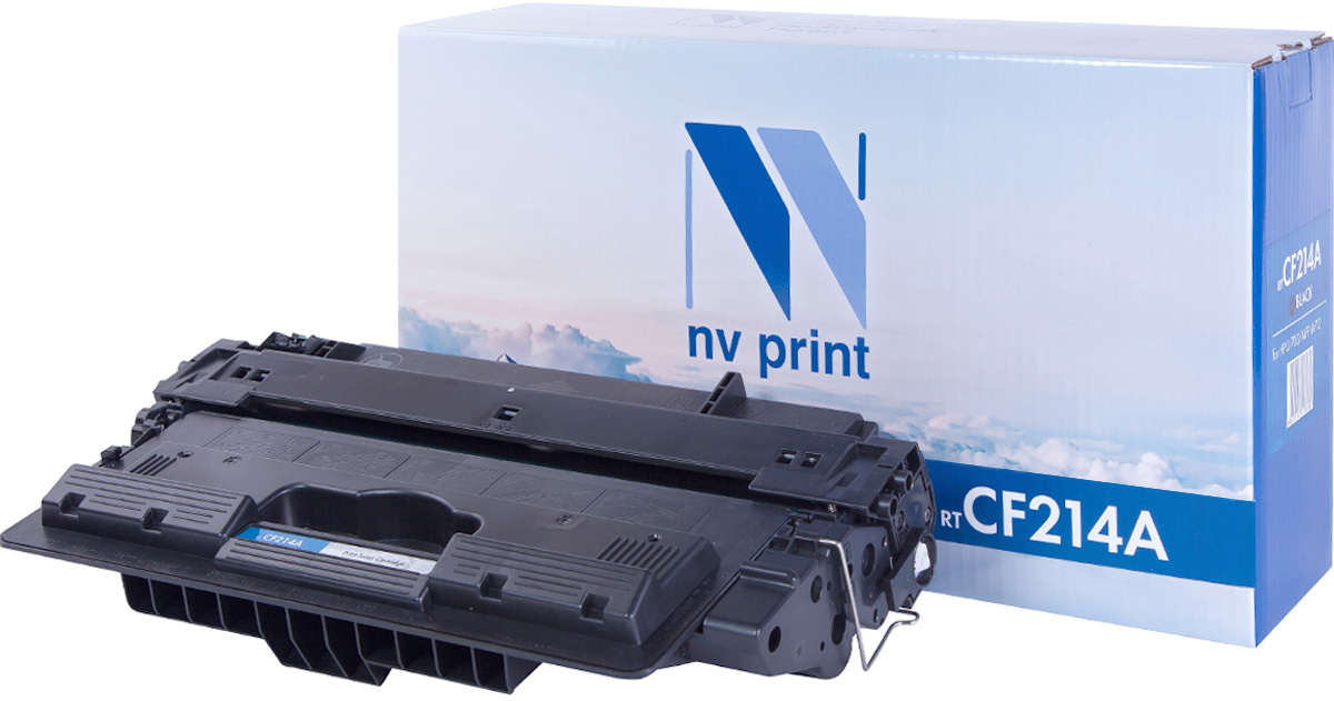 NV Print CF214A, Black тонер-картридж для HP LaserJet 700 MFP/M712NV-CF214A NV Print CF214A, Black тонер-картридж для HP LaserJet 700 MFP/M712NV-CF214AСовместимый лазерный картридж NV Print CF214A для печатающих устройств HP - это альтернатива приобретению оригинальных расходных материалов. При этом качество печати остается высоким. Картридж обеспечивает повышенную чёткость чёрного текста и плавность переходов оттенков серого цвета и полутонов, позволяет отображать мельчайшие детали изображения.Лазерные принтеры, копировальные аппараты и МФУ являются более выгодными в печати, чем струйные устройства, так как лазерных картриджей хватает на значительно большее количество отпечатков, чем обычных. Для печати в данном случае используются не чернила, а тонер.