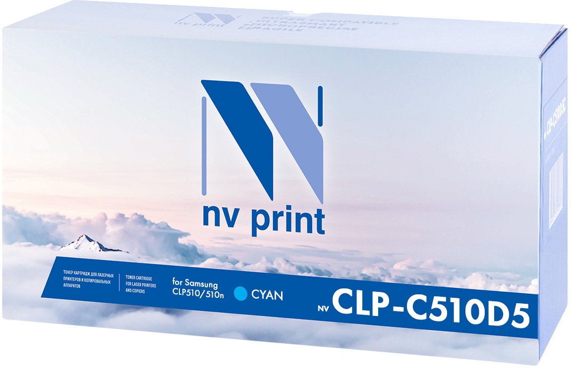 NV Print CLP-C510D5C, Cyan тонер-картридж для Samsung CLP-510/510N/560NV-CLPC510D5C NV Print CLP-C510D5C, Cyan тонер-картридж для Samsung CLP-510/510N/560NV-CLPC510D5CСовместимый лазерный картридж NV Print CLP-C510D5C для печатающих устройств Samsung - это альтернатива приобретению оригинальных расходных материалов. При этом качество печати остается высоким. Тонер-картридж NV Print CLP-C510D5C спроектирован и разработан с применением передовых технологий, наилучшим образом приспособлен для эффективной работы печатного устройства. Все компоненты оптимизируют процесс печати и идеально сочетаются в течение всего времени работы, что дает вам неизменно качественные результаты при использовании вашего лазерного принтера.
