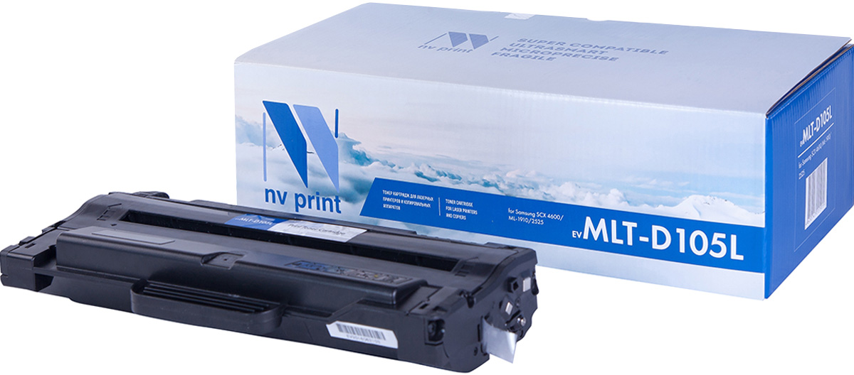 NV Print MLT-D105L, Black тонер-картридж для Samsung ML-1910/15/2525/2580N/SCX-4600/23