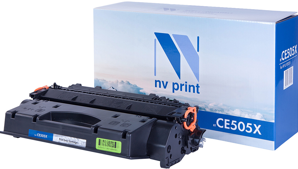 NV Print NV-CE505X, Black тонер-картридж для HP LaserJet P2055NV-CE505X NV Print NV-CE505X, Black тонер-картридж для HP LaserJet P2055NV-CE505XСовместимый лазерный картридж NV Print NV-CE505X для печатающих устройств HP - это альтернатива приобретению оригинальных расходных материалов. При этом качество печати остается высоким. Картридж обеспечивает повышенную чёткость чёрного текста и плавность переходов оттенков серого цвета и полутонов, позволяет отображать мельчайшие детали изображения.Лазерные принтеры, копировальные аппараты и МФУ являются более выгодными в печати, чем струйные устройства, так как лазерных картриджей хватает на значительно большее количество отпечатков, чем обычных. Для печати в данном случае используются не чернила, а тонер.
