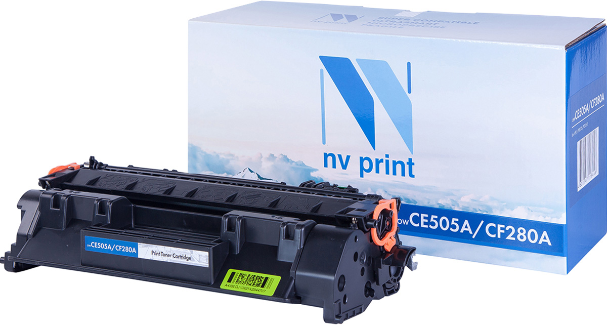 NV Print NV-CF280A/CE505A, Black тонер-картридж для HP LaserJet P2035/P2055/400/M401/M425NV-CF280A/CE505A NV Print NV-CF280A/CE505A, Black тонер-картридж для HP LaserJet P2035/P2055/400/M401/M425NV-CF280A/CE505AСовместимый лазерный картридж NV Print NV-CF280A/CE505A для печатающих устройств HP - это альтернатива приобретению оригинальных расходных материалов. При этом качество печати остается высоким. Картридж обеспечивает повышенную чёткость чёрного текста и плавность переходов оттенков серого цвета и полутонов, позволяет отображать мельчайшие детали изображения.Лазерные принтеры, копировальные аппараты и МФУ являются более выгодными в печати, чем струйные устройства, так как лазерных картриджей хватает на значительно большее количество отпечатков, чем обычных. Для печати в данном случае используются не чернила, а тонер.
