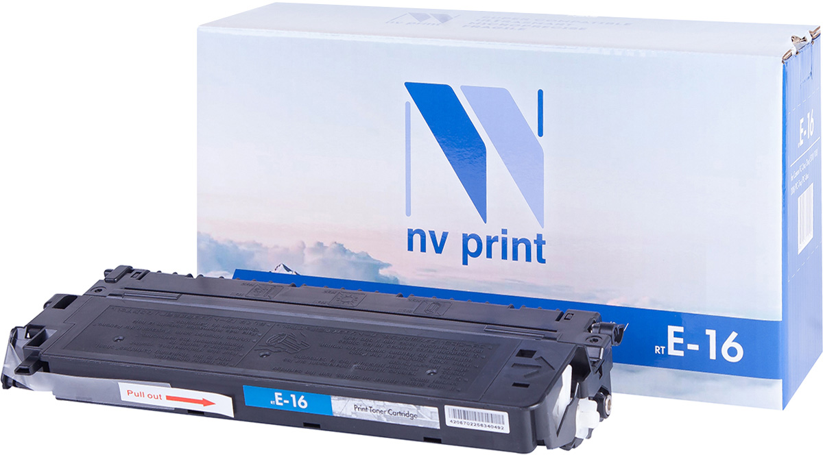 NV Print NV-E16, Black тонер-картридж для Canon FC-1xx/2xx/3xx/530/7xx/8xxNV-E16 NV Print NV-E16, Black тонер-картридж для Canon FC-1xx/2xx/3xx/530/7xx/8xxNV-E16Совместимый лазерный картридж NV Print NV-E16 для печатающих устройств Canon - это альтернатива приобретению оригинальных расходных материалов. При этом качество печати остается высоким. Картридж обеспечивает повышенную чёткость чёрного текста и плавность переходов оттенков серого цвета и полутонов, позволяет отображать мельчайшие детали изображения.Лазерные принтеры, копировальные аппараты и МФУ являются более выгодными в печати, чем струйные устройства, так как лазерных картриджей хватает на значительно большее количество отпечатков, чем обычных. Для печати в данном случае используются не чернила, а тонер.
