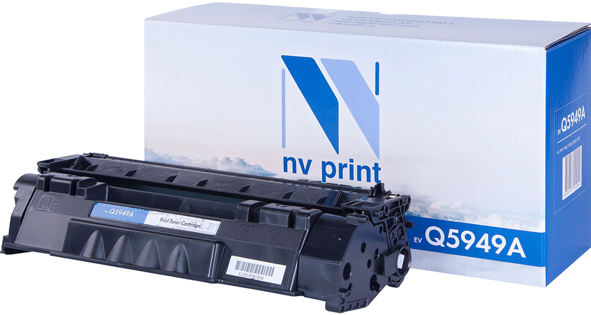NV Print NV-Q5949A, Black тонер-картридж для HP LaserJet 1160/1320/3390/3392NV-Q5949A NV Print NV-Q5949A, Black тонер-картридж для HP LaserJet 1160/1320/3390/3392NV-Q5949AСовместимый лазерный картридж NV Print NV-Q5949A для печатающих устройств HP LaserJet и Canon - это альтернатива приобретению оригинальных расходных материалов. При этом качество печати остается высоким. Картридж обеспечивает повышенную чёткость чёрного текста и плавность переходов оттенков серого цвета и полутонов, позволяет отображать мельчайшие детали изображения.Лазерные принтеры, копировальные аппараты и МФУ являются более выгодными в печати, чем струйные устройства, так как лазерных картриджей хватает на значительно большее количество отпечатков, чем обычных. Для печати в данном случае используются не чернила, а тонер.