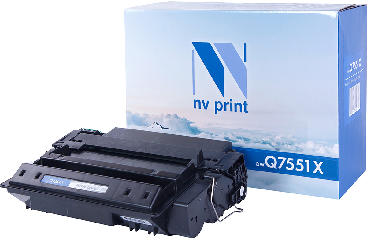 NV Print Q7551X, Black тонер-картридж для HP LaserJet P3005/M3035/M3027Q7551X NV Print Q7551X, Black тонер-картридж для HP LaserJet P3005/M3035/M3027Q7551XСовместимый лазерный картридж NV Print Q7551X для печатающих устройств HP - это альтернатива приобретению оригинальных расходных материалов. При этом качество печати остается высоким. Картридж обеспечивает повышенную чёткость чёрного текста и плавность переходов оттенков серого цвета и полутонов, позволяет отображать мельчайшие детали изображения.Лазерные принтеры, копировальные аппараты и МФУ являются более выгодными в печати, чем струйные устройства, так как лазерных картриджей хватает на значительно большее количество отпечатков, чем обычных. Для печати в данном случае используются не чернила, а тонер.