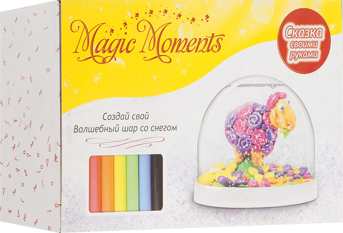 Magic Moments Набор для создания украшений Создай Волшебный шар со снегом Овечка Улитка