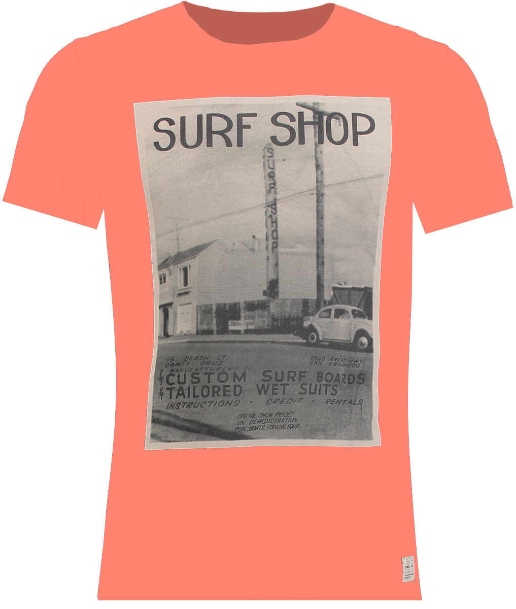 Футболка мужская ONeill Lm The 50s T-Shirt, цвет: коралловый. 7A2320-3066. Размер M (48/50)7A2320-3066 Футболка мужская ONeill Lm The 50s T-Shirt, цвет: коралловый. 7A2320-3066. Размер M (48/50)7A2320-3066Футболка мужская ONeill выполнена из 100% хлопка. Модель имеет стандартный крой, короткий рукав и круглый вырез горловины. Футболка дополнена фотопечатью в стиле ретро.