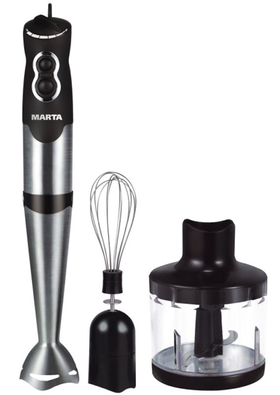 Marta MT-1552, Black PearlблендерMT-1552 Marta MT-1552, Black PearlблендерMT-1552Мощный кухонный блендер Marta MT-1552 с плавной регулировкой скорости. Корпус из нержавеющей стали гарантирует впечатляющую долговечность. Удобен и прост в использовании, занимает при хранении минимум места. Оптимальный выбор для небольшой кухни.Благодаря высокой мощности блендер отлично взбивает и измельчает все необходимые продукты. Плавная регулировка скорости обеспечивает удобный контроль и точный подбор скорости вращения насадок. Это позволяет добиться идеальной степени измельчения для любого продукта.