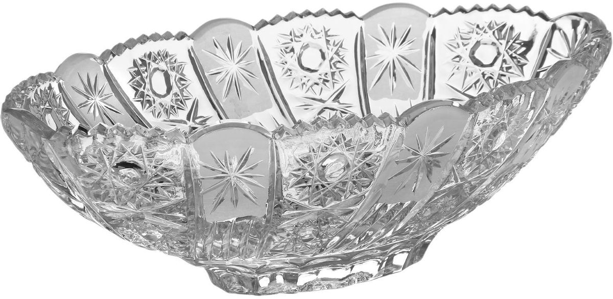 Салатник Бахметьевский завод, 16,8 х 30 см1425112 Салатник Бахметьевский завод, 16,8 х 30 см1425112Салатник Бахметьевский завод изготовлен из качественного Бахметьевского хрусталя. Изделие оформлено оригинальным резным рисунком.