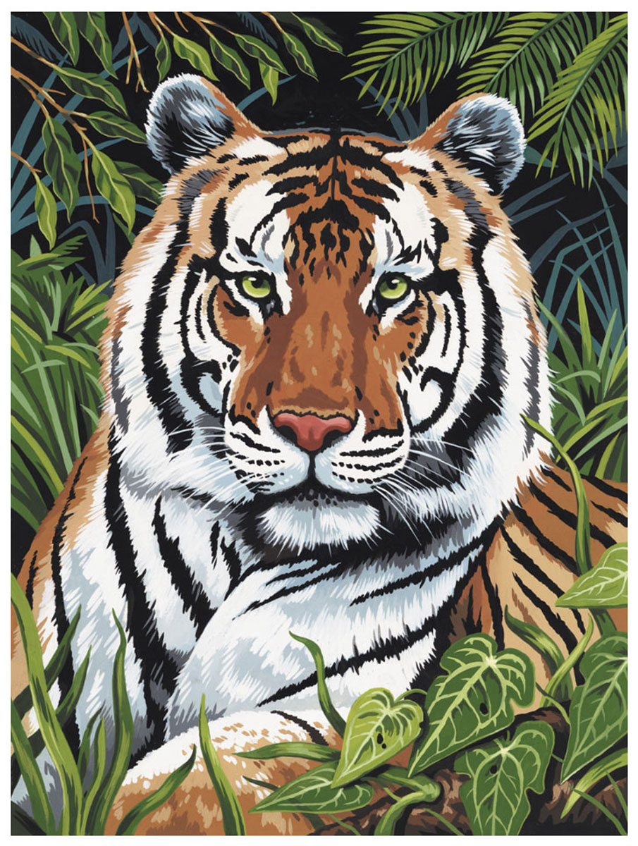 Royal & Langnickel Картина по номерам Тигр